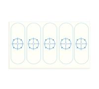 Trufolxiaz 125pcs Swing Tape Self-Teaching Sweet Consistency Analysis Club Stickers Tape Labels Club Indicators