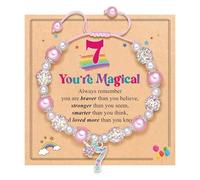 Trufolxiaz Adjustable Beaded Elegant Fashion Woven Beaded Wrist Chain Jewelry Special Gifts Elegant Unicorns