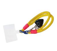Trufolxiaz Colorful Heart Charm Pendant Braided Rope Phone Chain Unisex Fashion Accessory For Women And Men Versatile Jewelry Trendy Women Accessory