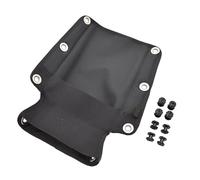 Trufolxiaz Dive Backplate Nylons Heavy Duty Technical Scubas Diving Diver Harness Backplate Back Plate Pad Stainless Steel Eye Scubas Diving Backpads