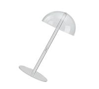 Trufolxiaz Elegant Acrylic Hat Stand Modern Hat Showcase Stand Bedroom Caps Organizers Suitable for All Hat Types and Exhibitions Clear Hat Display Rack