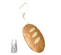 Trufolxiaz Foldable Bread Designs Shopping Bag With Large Capacity For Creative Shoppers Spacious Reusable Grocery Bag Handbag Novelty Shopping Bag