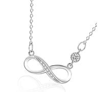 Trufolxiaz Hollow Eight Pendant Necklace Simple Necklace Date Jewelry Metal Texture Suitable For Fashion Shows And Elegant Outfits Neck Jewelry
