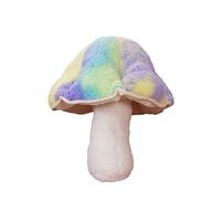 Trufolxiaz Mushroom Throw Pillow Soft Plush Stuffed Cushion Sleep Accompany Colorful Plant Doll Toy For Kid Home Sofa Cushions Throw Pillows
