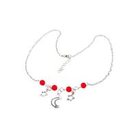 Trufolxiaz Mystical Moon Pendant Necklace Exquisite Chain Necklace Fashion Neck Jewelry Statement Necklace Alternative Necklaces Mystic Necklace