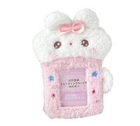 Trufolxiaz Rabbits Plush Card Covers Photo Sleeve for Card Collectors Seeking for Unique Decoration Cartoon Card Organized Credit Card Protector