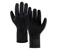 Trufolxiaz Water Gloves 5mm Neoprene Five Finger Gloves Warm Wetsuit Winter Gloves With Adjustable Waist Strap For Scubas Diving Snorkelling Glove