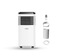 TRUGBERG Portable Air Conditioner 9000 BTU 4-in-1 Dehumidifier, Cooling Fan with 2 Speeds, Remote Control, Digital Display,Up to 300ft Rooms, 24 Hour Timer