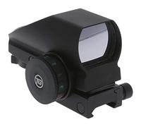 TRUGLO TG-TG8380B TruBrite Multi Reticle Dual Color Red and Green Open Dot Hunting Tactical Sight with Weaver Mount System, Black
