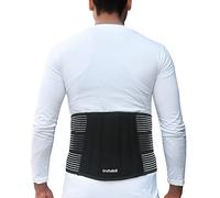 TruHabit Metal Lumbar Sacral Belt Back Pain Belt for Back Pain Relief, Back Support Belt & Lumbar Support Belt Back Belt,Dual Adjustable Back Pain Relief Products Waist Belt for Women Men (Medium)