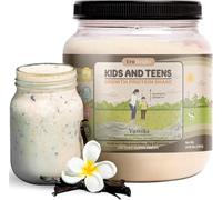 TruHeight Growth Protein Shake (Vanilla Ice Cream Flavor, Whey) Growth & Development Protein Powder for Kids & Teens - Weight Gain Drinks - Endorsed by Pediatricians, Picky Eater Vitamin, Ages 4+