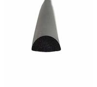 TRUHUI High Density EPDM Foam Tape Weather Stripping Seal Strip for Doors/Windows,Big D Seal Strip, Self-Adhesive Backing Seals Large Gap, Width 25mm, Thickness 15mm, Length 3 Meters