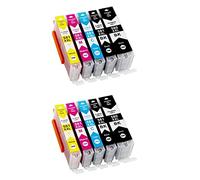 TruImage PGI-580XXL CLI-581XXL Ink Cartridges Compatible with Canon Pixma TR8550 TR7550 TS705 TS6150 TS6151 TS6250 TS6251 TS6350 TS8150 TS8151 TS8152 TS8250 TS8251 TS8252 TS8350 TS9150 TS9550 TS9155