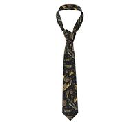 Trukd Classic Mens Musical Instruments Neckties Ties Printed Silk New Skinny Solid Strip Paisley Tie