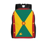 TRUKD Flag Of Grenada Backpack For College High School,15.6-Inch Laptop,Bags Daypack,Oxford Cloth Bag For Work, Business, Travel, Sports