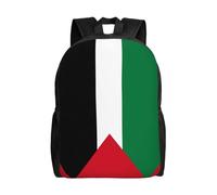 TRUKD Flag Of The State Of Palestine Backpack For College High School,15.6-Inch Laptop,Bags Daypack,Oxford Cloth Bag For Work, Business, Travel, Sports