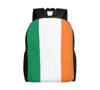 TRUKD Irish Flag Backpack For College High School,15.6-Inch Laptop,Bags Daypack,Oxford Cloth Bag For Work, Business, Travel, Sports