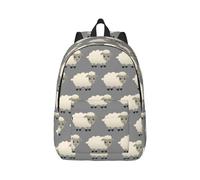 TRUKD Sheep Backpack For College High School,15.6-Inch Laptop,Bags Daypack,Oxford Cloth Bag For Work,Sports