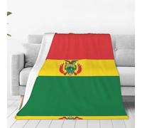 TRUKD Throw Blanket - Soft Lightweight Blanket For All Season,Flag Of Bolivia Throws For Couch Bed Sofa 50"X60"