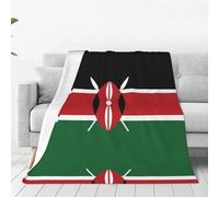 TRUKD Throw Blanket - Soft Lightweight Blanket For All Season,Flag Of Kenya Throws For Couch Bed Sofa 50"X60"