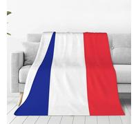 TRUKD Throw Blanket - Soft Lightweight Blanket For All Season,French Flag Throws For Couch Bed Sofa 50"X60"