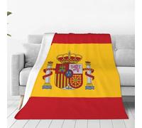 TRUKD Throw Blanket - Soft Lightweight Blanket For All Season,Spanish Flag Throws For Couch Bed Sofa 50"X60"