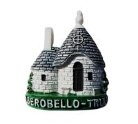 Trulli Alberobello Italy Refrigerator Magnet Travel Souvenir Fridge Decoration 3D Magnetic Sticker Hand Painted Craft Collection