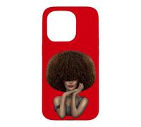 Truly a Black Queen Pride Royalty Afro Diva African American Case for iPhone 15 Pro
