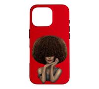 Truly a Black Queen Pride Royalty Afro Diva African American Case for iPhone 16 Pro