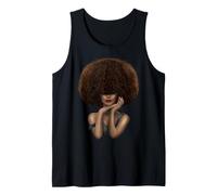 Truly a Black Queen Pride Royalty Afro Diva African American Tank Top