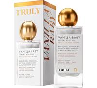 Truly Beauty Vanilla Baby Luxury Body Oil | Plumping Body Shimmer Oil For Hydration & Firmness | With Bakuchiol & Niacinamide For Collagen Boost | Vanilla, Pear & Caramel Scent | Radiant Glow