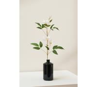 Truly Faux White Florida Clematis Stem Truly White