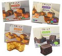 Truly Gluten Free Cake Bites Variety Pack, Carrot, Country Fruit,x2 Lemon, x2Chocolate Brownie, 6 Pieces Each, GMO and Wheat Free