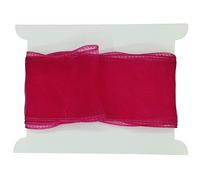 Truly Madly Deeply Fuchsia 60mm Wide x 2 Metres Long Wired Organza Ribbon for Birthday Decoration, Gift Wrap, Christmas, Wreath Making Supplies, DIY Crafting
