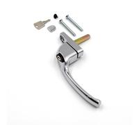 Truly PVC Limited Armis Espag Cranked Window Handle - Left, Chrome, 30mm