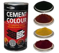Truly PVC Supplies 6 x 1kg Tubs of Black Powdered Cement Dye Bond-It Builders Complete BDH060BL - Choice of 4 Colours Available