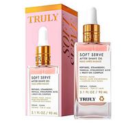 Truly Beauty Soft Serve After Shave Oil | Hydrating Treatment For Ingrowns & Irritation | Peptides, Hyaluronic Acid & Strawberry Extract | Soothes & Smooths Skin | Strawberry Vanilla Scent (3.1 Fl Oz)