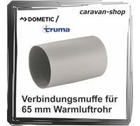 Truma Connection Sleeve for Air Distribution Heating Air Conditioning Pipe 65 Hot Air Distribution