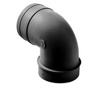 Truma Ducting Elbow Bgc, Black For Caravans And Motorhomes