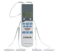 truMedic TENS Unit Electronic Pulse Massager 2" x 7.75" x .75" White/Color Buttons