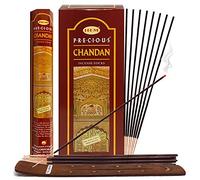 TRUMIRI Sandalwood Incense Sticks (120 Count) & Incense Stick Holder Bundle