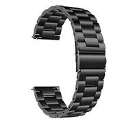 TRUMiRR compatible with Samsung Galaxy Watch3 41mm/Galaxy Watch 42mm Band, 20mm Solid Stainless Steel Watchband Metal Strap Wrist Bracelet for Galaxy Watch 42mm R810 R815/Gear Sport/Gear S2 Classic