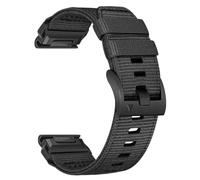 TRUMiRR Durable Nylon Wristband Replacement for Garmin Fenix 8 47mm/E /7/6 Pro /5 Plus, 22mm Quick Release Bracelet Watch Strap for Instinct 3 Solar 45mm/Epix Pro 47mm/Forerunner 965, Black/White