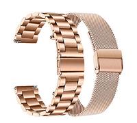 TRUMiRR for Garmin Vivomove 3S Women's Bracelet, 18 mm Mesh Woven Stainless Steel Watch Strap Quick Release Bracelet Business Band for Garmin Vivoactive 4S 40 mm Smartwatch