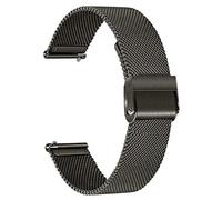 TRUMiRR Replacement for Fossil Men's Gen 5 Carlyle/Fossil Women's Gen 5 Julianna Watch Strap, 22mm Mesh Woven Stainless Steel Watch Band Quick Release Strap for Fossil Women's Gen 5 Julianna
