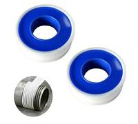 TRUMIZON PTFE Tape Pipe Slealant Seal Plumbing Tape, Waterproof White Plumbers Tape to Stop Leaks 10m x 12mm x 0.075mm (2 Pack)
