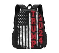 Trump 2024 American Distressed Flag Vintage Graphic Tee Schoolbag Backpack Fashion Bags Donald Trump 2024 2024