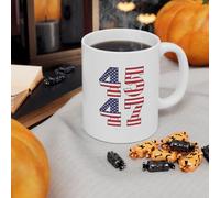 Trump 2024 President 45 47 American Flag Coffee Mug - For President of the United States 11oz