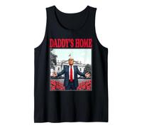 Trump 2024 Take America Back Daddy's Home Trump Pink 2024 Tank Top