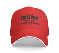 Trump 2024 Years in Prison Anti-Trump Gifts Gray Baseball Cap Men Women Classic Dad Hat Plain Baseball Hats